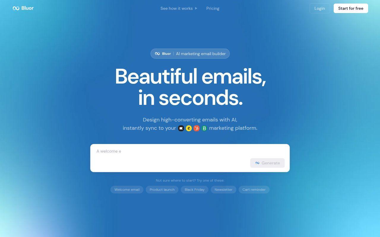 Bluor screenshot